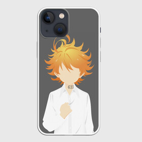 Чехол для iPhone 13 mini с принтом Эмма неверленд в Петрозаводске,  |  | emma | neverland | the promised neverland | yakusoku no neverland | неверленд | неверлэнд | обещанный неверленд | эмма