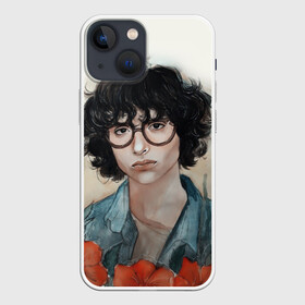 Чехол для iPhone 13 mini с принтом finn wolfhard в Петрозаводске,  |  | finn wolfhard | очень странные дела | финн вулфард