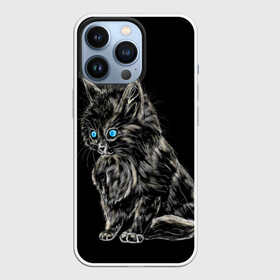 Чехол для iPhone 13 Pro с принтом Пушистый котёнок в Петрозаводске,  |  | животные | зверёк | кот | котёнок | милашка | няшка | счастье