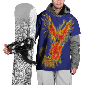 Накидка на куртку 3D с принтом Феникс в Петрозаводске, 100% полиэстер |  | Тематика изображения на принте: горящий | летит | огонь | пар хает | пламя | птица | пылает | пылающий | феникс