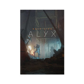 Обложка для паспорта матовая кожа с принтом HALF-LIFE: ALYX в Петрозаводске, натуральная матовая кожа | размер 19,3 х 13,7 см; прозрачные пластиковые крепления | alex | alyx | freeman | g man | gman | gordon | half | half life | halflife | life | valve | алекс | аликс | вальв | вэльв | гордон | джи | лайф | мен | фримен | халф | халф лайф | халфлайф