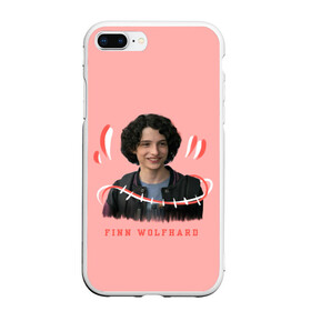 Чехол для iPhone 7Plus/8 Plus матовый с принтом finn wolfhard в Петрозаводске, Силикон | Область печати: задняя сторона чехла, без боковых панелей | finn wolfhard | очень странные дела | финн вулфард