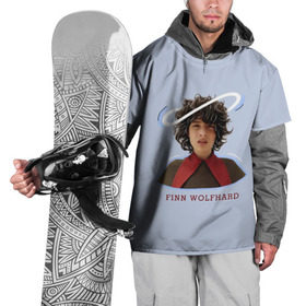 Накидка на куртку 3D с принтом finn wolfhard в Петрозаводске, 100% полиэстер |  | finn wolfhard | очень странные дела | финн вулфард