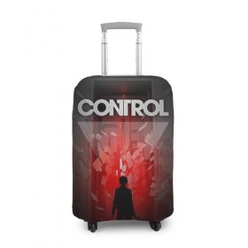 Чехол для чемодана 3D с принтом Control в Петрозаводске, 86% полиэфир, 14% спандекс | двустороннее нанесение принта, прорези для ручек и колес | control | джесси | игра | контрол