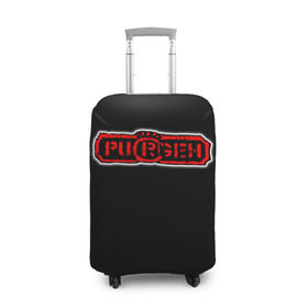 Чехол для чемодана 3D с принтом Purgen в Петрозаводске, 86% полиэфир, 14% спандекс | двустороннее нанесение принта, прорези для ручек и колес | moscow punks | punks | punks not dead | purgen | московские панки | панки | пурген