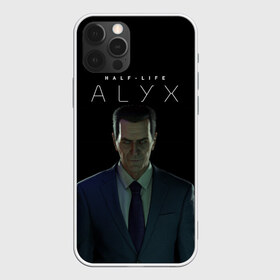 Чехол для iPhone 12 Pro Max с принтом Half-Life Alyx в Петрозаводске, Силикон |  | Тематика изображения на принте: alyx | g man | gordon freeman | half life | valve | vr | аликс | валв | гордон фриман | джи мэн | халф лаййф