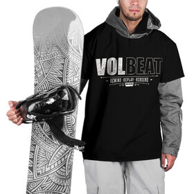Накидка на куртку 3D с принтом Volbeat в Петрозаводске, 100% полиэстер |  | groove metal | hardcore | psychobilly | rebound | replay | rewind | volbeat | волбит