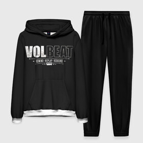 Мужской костюм 3D (с толстовкой) с принтом Volbeat в Петрозаводске,  |  | groove metal | hardcore | psychobilly | rebound | replay | rewind | volbeat | волбит
