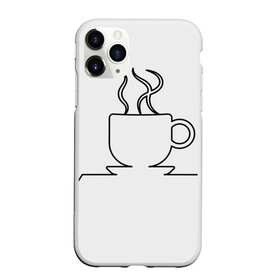 Чехол для iPhone 11 Pro Max матовый с принтом Чашечку кофе? в Петрозаводске, Силикон |  | Тематика изображения на принте: бариста | бармен | вкус | кардиограмма | кофе | кофеман | напиток | подача | профессия | хобби | чашка