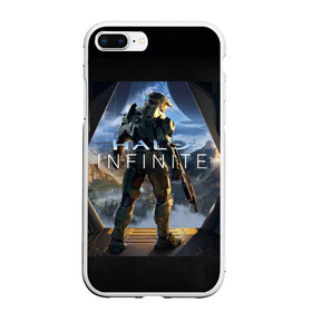 Чехол для iPhone 7Plus/8 Plus матовый с принтом Halo infinite в Петрозаводске, Силикон | Область печати: задняя сторона чехла, без боковых панелей | halo | halo 5 | halo 6 | halo infinite | xbox | xbox scarlett | игры | игры 2020 | иксбокс | иксбокс скарлетт | хало | хало 6 | хало инфинит