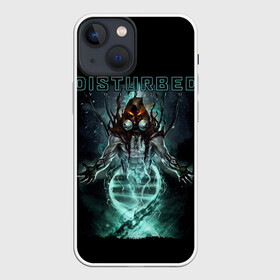 Чехол для iPhone 13 mini с принтом Disturbed в Петрозаводске,  |  | asylum | disturbed | heavy metal | immortalized | the guy | the lost children | группы | метал | рок