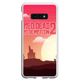 Чехол для Samsung S10E с принтом Red Dead Redemption 2 в Петрозаводске, Силикон | Область печати: задняя сторона чехла, без боковых панелей | Тематика изображения на принте: john marston | rdr2 | red dead | red dead redemption 2 | redemption 2 | rockstar | вестерн | выкуп | запад | ковбой | красный | мертвый | приключения | шутер