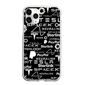 Чехол для iPhone 11 Pro матовый с принтом ЛОГОТИПЫ ПРОЕКТОВ ИЛОНА МАСКА в Петрозаводске, Силикон |  | elon musk | hyperloop | neuralink | pattern | paypal | spacex | starlink | tesla | американский предприниматель | изобретатель | илон маск | инвестор | инженер | паттерн | тесла