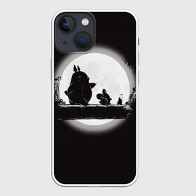 Чехол для iPhone 13 mini с принтом Мой сосед Тоторо в Петрозаводске,  |  | anime | hayao miyazaki | japanese | meme | miyazaki | piano | studio ghibli | tokyo | totoro | гибли | котобус | мой | сосед | сусуватари | тонари | тоторо | хаяо миядзаки