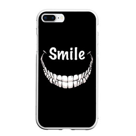 Чехол для iPhone 7Plus/8 Plus матовый с принтом Smile в Петрозаводске, Силикон | Область печати: задняя сторона чехла, без боковых панелей | smile | words | зубы | надпись | улыбка