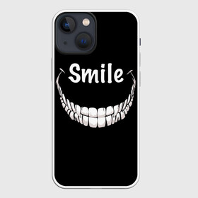 Чехол для iPhone 13 mini с принтом Smile в Петрозаводске,  |  | smile | words | зубы | надпись | улыбка