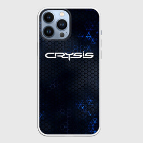 Чехол для iPhone 13 Pro Max с принтом Crysis Armor в Петрозаводске,  |  | armor | crysis | crysis 4 | game | hex | hexagon | броня | броня crysis | гексагоны | доспехи | игра | крайзис | кризис | логотип | надпись | шутер