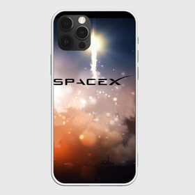 Чехол для iPhone 12 Pro с принтом SpaceX 3D в Петрозаводске, силикон | область печати: задняя сторона чехла, без боковых панелей | elon musk | spacex | илон маск