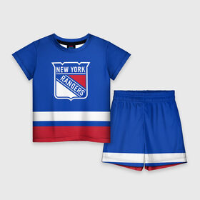 Детский костюм с шортами 3D с принтом Нью Йорк Рейнджерс НХЛ в Петрозаводске,  |  | Тематика изображения на принте: hockey | new york | new york rangers | nhl | rangers | usa | нхл | нью йорк | нью йорк рейнджерс | рейнджерс | спорт | сша | хоккей | шайба