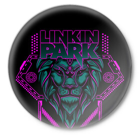 Значок с принтом Linkin Park в Петрозаводске,  металл | круглая форма, металлическая застежка в виде булавки | brad delson | chester bennington | linkin park | американская | группа | линкин | майк шинода | метал | музыка | парк | поп | рок | рэп | феникс фаррелл | честер беннингтон | электроник