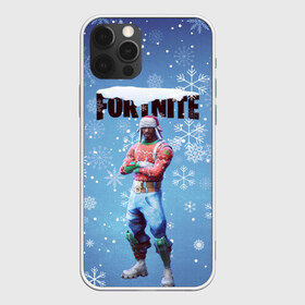 Чехол для iPhone 12 Pro Max с принтом FORTNITE НОВОГОДНИЙ в Петрозаводске, Силикон |  | Тематика изображения на принте: 