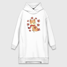 Платье-худи хлопок с принтом Милая Лисичка в Петрозаводске,  |  | autumn | cat | fall | fox | foxy | кот | кошка | лис | лиса | лисица | лисичка | лисы | осень