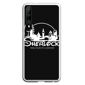 Чехол для Honor P30 с принтом Sherlock в Петрозаводске, Силикон | Область печати: задняя сторона чехла, без боковых панелей | Тематика изображения на принте: 221b | bbc | benedict cumberbatch | john watson | mark gatiss | martin freeman | sherlock holmes | steven moffat | бейкер | джон ватсон | мориарти | стрит | шерлок