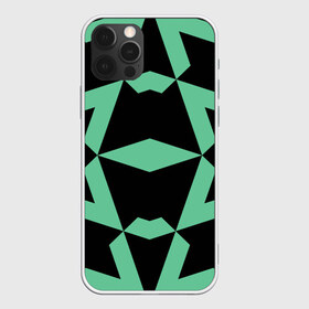 Чехол для iPhone 12 Pro Max с принтом Abstract zigzag pattern в Петрозаводске, Силикон |  | abstract | background | illusion | patter | абстракт | геометрия | зеленый | зигзаг | иллюзия | паттерн | простой | ромб | фигуры | фон | черный