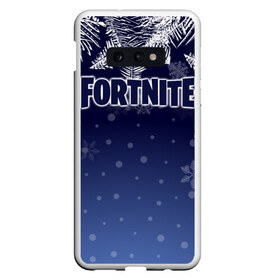 Чехол для Samsung S10E с принтом Fortnite Новогодний в Петрозаводске, Силикон | Область печати: задняя сторона чехла, без боковых панелей | 