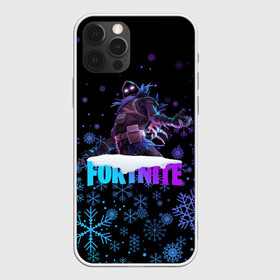 Чехол для iPhone 12 Pro с принтом FORTNITE НОВОГОДНИЙ. в Петрозаводске, силикон | область печати: задняя сторона чехла, без боковых панелей | 2020 | christmas | fortnite | snow | winter | winter is coming | зима близко | игра | новогодний | новый год | новый год 2020 | персонаж | снег | снежинки | фортнайт | фортнайт новогодний