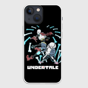 Чехол для iPhone 13 mini с принтом UNDERTALE в Петрозаводске,  |  | sans | undertale | андертале | андертейл | игра | подземная история | подземная сказка | санс | ундертале | фриск | чара