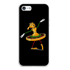 Чехол для iPhone 5/5S матовый с принтом Cuphead в Петрозаводске, Силикон | Область печати: задняя сторона чехла, без боковых панелей | cuphead | босс | рулетка