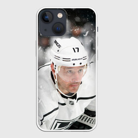 Чехол для iPhone 13 mini с принтом Илья Ковальчук в Петрозаводске,  |  | hockey | kings | kovalchuk | los angeles | los angeles kings | nhl | илья ковальчук | кингз | ковальчук | лос анджелес | лос анджелес кингз | нхл | спорт | хоккей | шайба