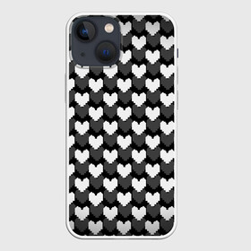 Чехол для iPhone 13 mini с принтом UNDERTALE в Петрозаводске,  |  | chara | frisk | sans | undertale | андертале | андертейл | игра | подземная история | подземная сказка | санс | сердечки | сердце | ундертале | фриск | чара