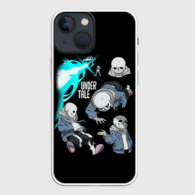 Чехол для iPhone 13 mini с принтом UNDERTALE в Петрозаводске,  |  | chara | frisk | sans | undertale | андертале | андертейл | игра | подземная история | подземная сказка | санс | ундертале | фриск | чара