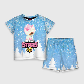 Детский костюм с шортами 3D с принтом Brawl Stars Leon Unicorn в Петрозаводске,  |  | 2020 | brawl | brawl stars | christmas | leon | new year | stars | бравл старс | брол старс | единорог | зима | игра | леон | новогодний | новый год | рождество | снег | снежинки