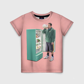 Детская футболка 3D с принтом Адам Сэндлер в Петрозаводске, 100% гипоаллергенный полиэфир | прямой крой, круглый вырез горловины, длина до линии бедер, чуть спущенное плечо, ткань немного тянется | actor | adam sandler | comedian | адам сэндлер | актер | комедиант