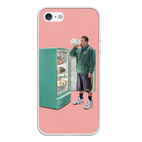 Чехол для iPhone 5/5S матовый с принтом Адам Сэндлер в Петрозаводске, Силикон | Область печати: задняя сторона чехла, без боковых панелей | actor | adam sandler | comedian | адам сэндлер | актер | комедиант
