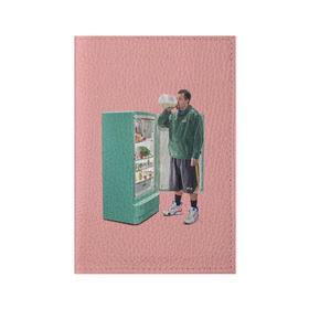 Обложка для паспорта матовая кожа с принтом Адам Сэндлер в Петрозаводске, натуральная матовая кожа | размер 19,3 х 13,7 см; прозрачные пластиковые крепления | actor | adam sandler | comedian | адам сэндлер | актер | комедиант