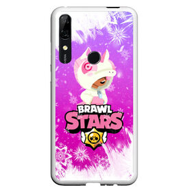 Чехол для Honor P Smart Z с принтом Brawl Stars Leon Unicorn в Петрозаводске, Силикон | Область печати: задняя сторона чехла, без боковых панелей | 2020 | brawl | brawl stars | christmas | leon | new year | stars | бравл старс | брол старс | единорог | зима | игра | леон | новогодний | новый год | рождество | снег | снежинки