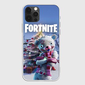 Чехол для iPhone 12 Pro с принтом Fortnite Новогодний в Петрозаводске, силикон | область печати: задняя сторона чехла, без боковых панелей | christmas | epic games | fortnite | игры | новый год | рождество | фортнайт