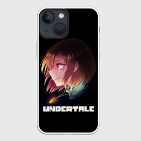 Чехол для iPhone 13 mini с принтом UNDERTALE в Петрозаводске,  |  | chara | frisk | sans | undertale | андертале | андертейл | игра | подземная сказка | санс | ундертале | фриск | чара