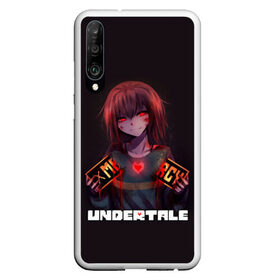 Чехол для Honor P30 с принтом UNDERTALE в Петрозаводске, Силикон | Область печати: задняя сторона чехла, без боковых панелей | chara | frisk | sans | undertale | андертале | андертейл | игра | подземная сказка | санс | ундертале | фриск | чара