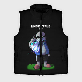 Мужской жилет утепленный 3D с принтом UNDERTALE в Петрозаводске,  |  | chara | frisk | sans | undertale | андертале | андертейл | игра | подземная история | подземная сказка | санс | ундертале | фриск | чара