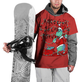 Накидка на куртку 3D с принтом Гринч в Петрозаводске, 100% полиэстер |  | Тематика изображения на принте: christmas | claus | grinch stole | how the | jingle | merry | santa | гринч | гуманоид | диккенс | ктоград | олени | рождество | снежинки | чарльз