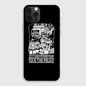 Чехол для iPhone 12 Pro Max с принтом Fuck the police в Петрозаводске, Силикон |  | Тематика изображения на принте: hooligan | police | протест