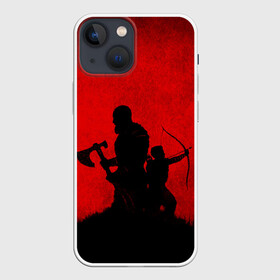 Чехол для iPhone 13 mini с принтом God of War в Петрозаводске,  |  | god | playstation | war | атрей | бог | войны | кратос | левиафан | лук | лучник | призрак спарты | топор