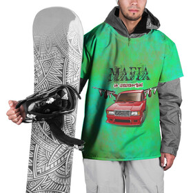 Накидка на куртку 3D с принтом Mafia в Петрозаводске, 100% полиэстер |  | Тематика изображения на принте: 2107 | mafia | бандиты | ваз | мафия | машины | семерка | таз | тазы