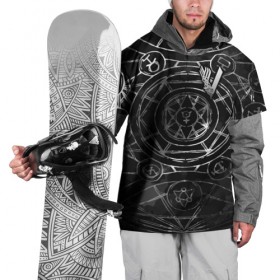 Накидка на куртку 3D с принтом Vikings в Петрозаводске, 100% полиэстер |  | Тематика изображения на принте: 