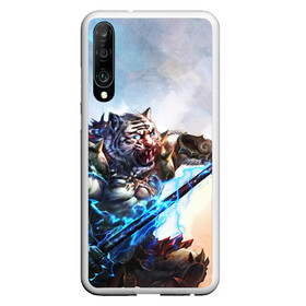 Чехол для Honor P30 с принтом Warrior Zoomorph в Петрозаводске, Силикон | Область печати: задняя сторона чехла, без боковых панелей | mmorpg | perfect world | pw | амфибии | воин | древние | друид | жнец | жрец | зооморфы | идеальный мир | лучник | люди | маг | оборотень | паладин | пв | сиды | страж | стрелок | тени | шаман